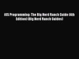 [Read PDF] iOS Programming: The Big Nerd Ranch Guide (4th Edition) (Big Nerd Ranch Guides)