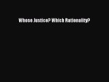 [PDF] Whose Justice? Which Rationality? [Download] Full Ebook