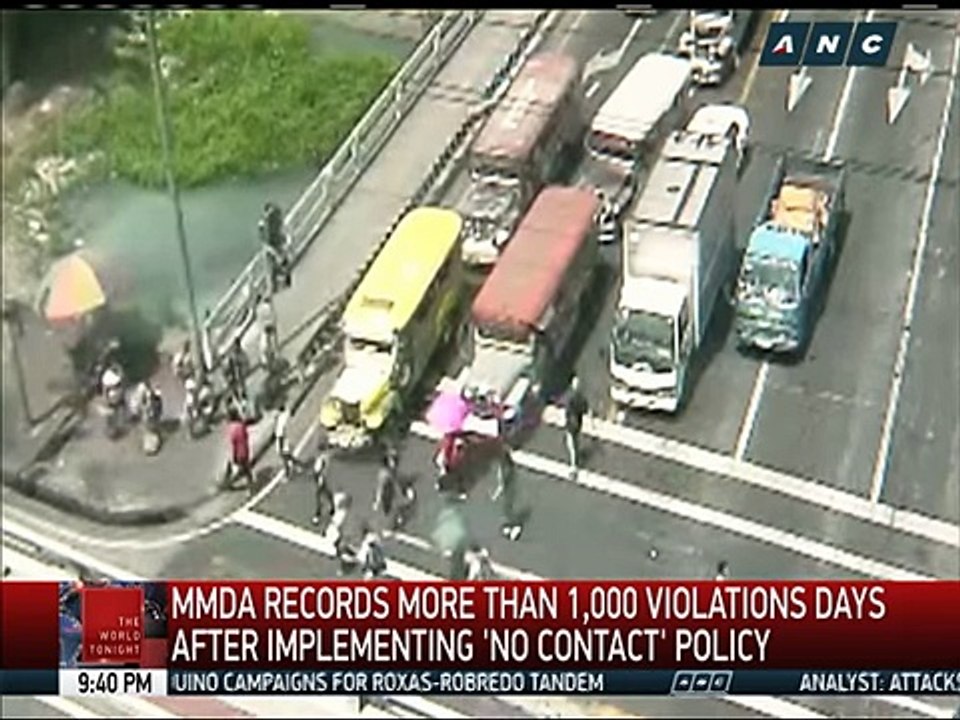 MMDA: 'No contact' policy is working