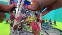 Spongebob Mystery Figures Blind Bag Unboxing Series 1 & 2 Mega Bloks