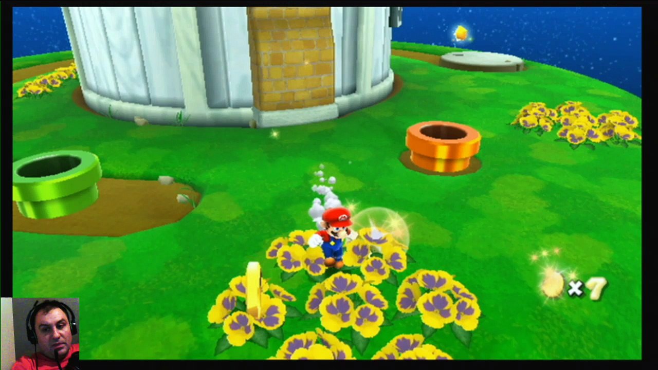 Super Mario Galaxy 2, Modo Historia 1, Bowser Gigante y el Bebe Dino-Piraña