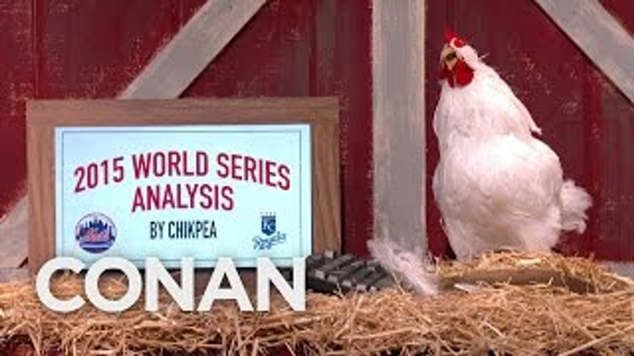 Chikpea Is Back To Predict The World Series - CONAN on TBS