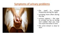 Prostate gland and urinary problems