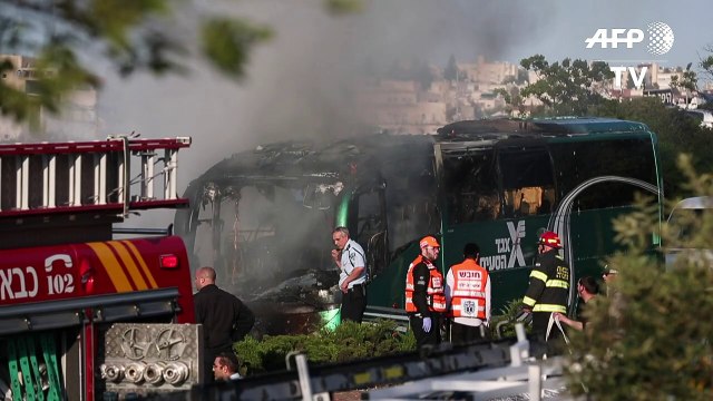 Israeli police: Jerusalem bus blast caused by bomb