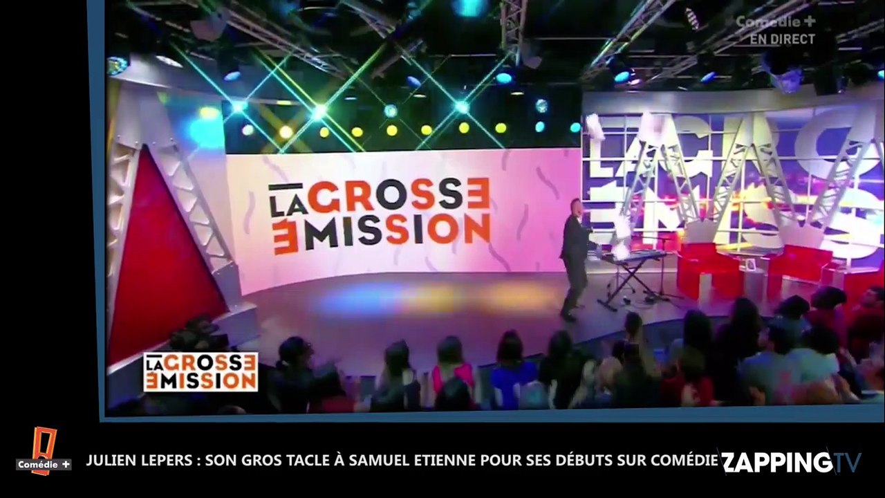 Julien Lepers : Son gros tacle à Samuel Etienne pour ses débuts sur Comédie (vidéo)