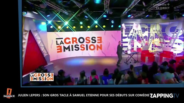 Julien Lepers : Son gros tacle à Samuel Etienne pour ses débuts sur Comédie (vidéo)