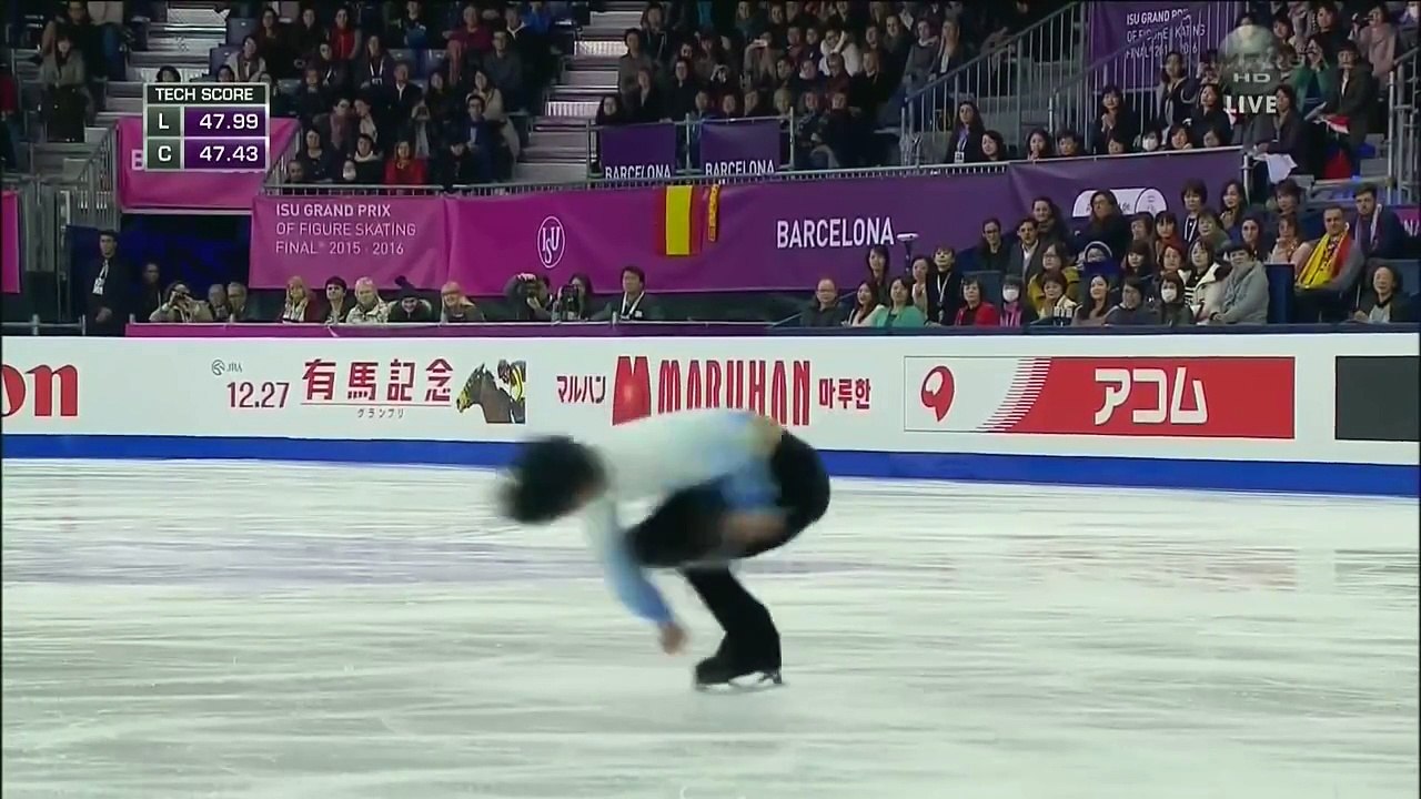 2015 GPF - Yuzuru Hanyu SP UHD (commentary #2)