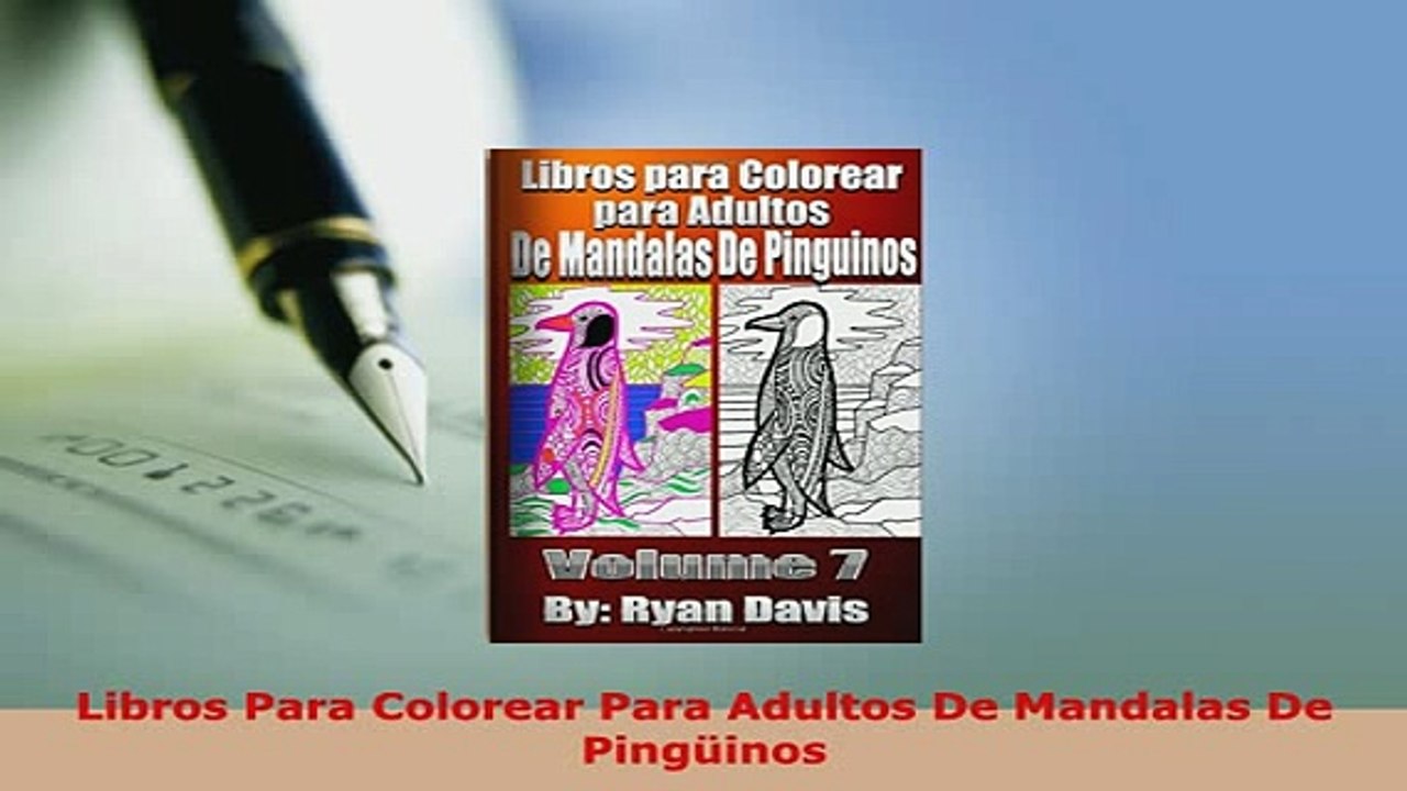 PDF  Libros Para Colorear Para Adultos De Mandalas De Pingüinos Read Full Ebook
