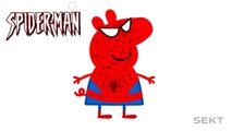 PEPPA PIG en español Se Disfraza Peppa SPIDERMAN y otros Personajes