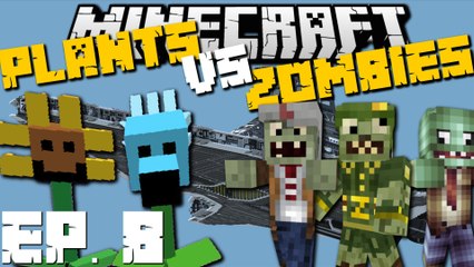 Minecraft: PLANT VS ZOMBIES MOD (Venator Class Star Destroyer Special Edition) MOD SURVIVAL GAME EP 8