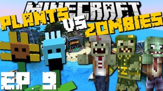 Minecraft: PLANT VS ZOMBIES MOD (Olann City Special Edition) MOD SURVIVAL GAME EP 9