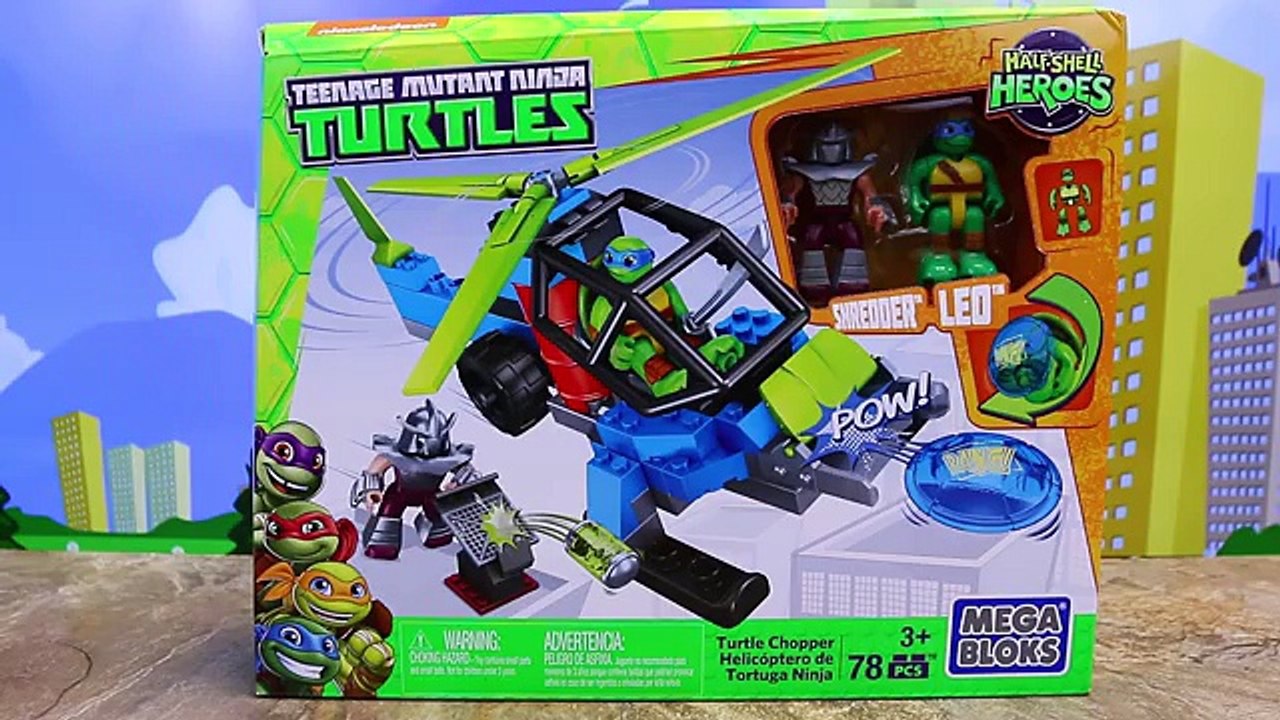 Teenage Mutant Ninja Turtle Mega Bloks Toys Turtle Chopper with Shredder Using Mutagen Ooze
