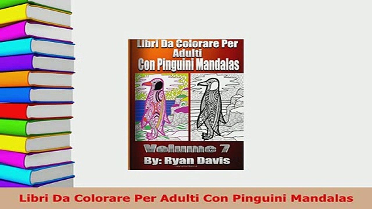 Download  Libri Da Colorare Per Adulti Con Pinguini Mandalas Download Online