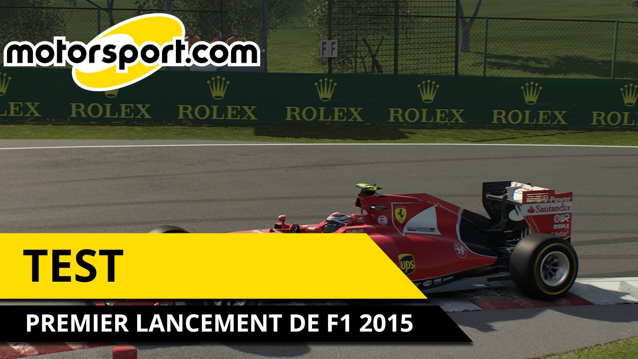 F1 2015 - Premier lancement, et déjà du grabuge !
