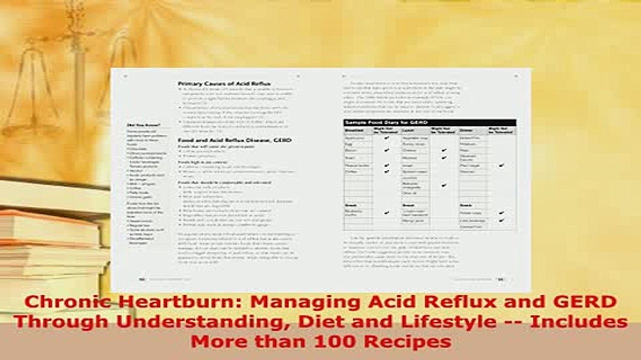 Download  Chronic Heartburn Managing Acid Reflux and GERD Through Understanding Diet and Lifestyle PDF Book Free