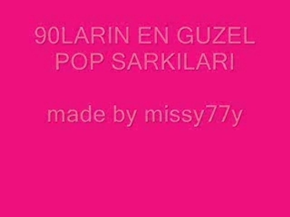 90'lar Turk Pop - Klip Best MIX 2 [Nostalji]