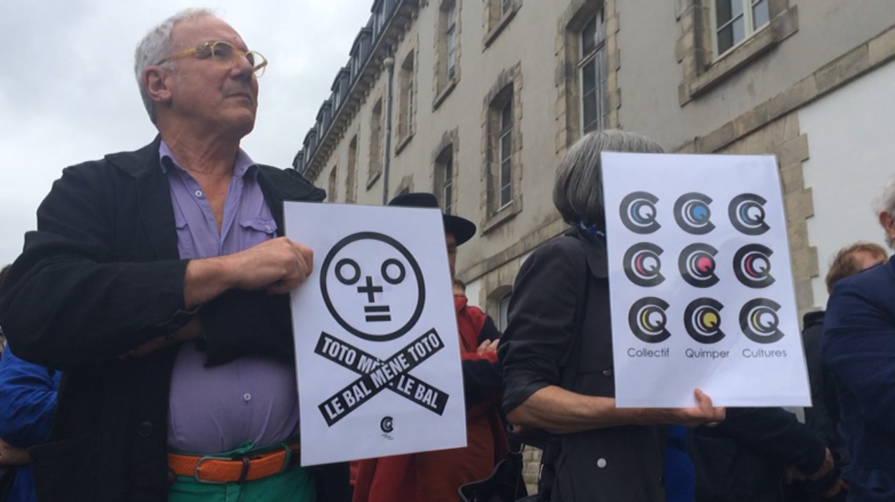 Mobilisation à Quimper pour Le Quartier, centre d'art contemporain