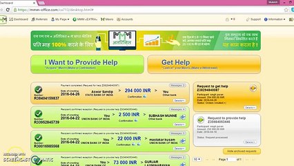 MMM INDIA PAYS 294000  INR. 27.04.16 -
