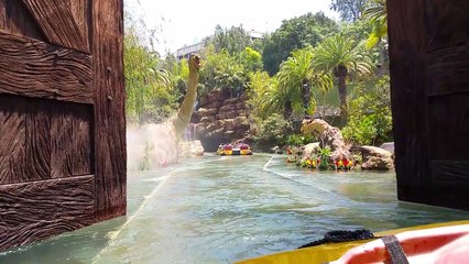 Universal Studios Tour Jurassic Park Video June 2016