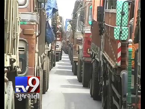 Massive traffic jam on NH-8 near Bharuch - Tv9 Gujarati
