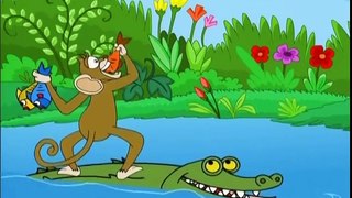 The Monkey And The Crocodile !! English Animated Stories For Kids !! Kids Collection