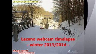 Laceno webcam timelapse - inverno 2013/2014