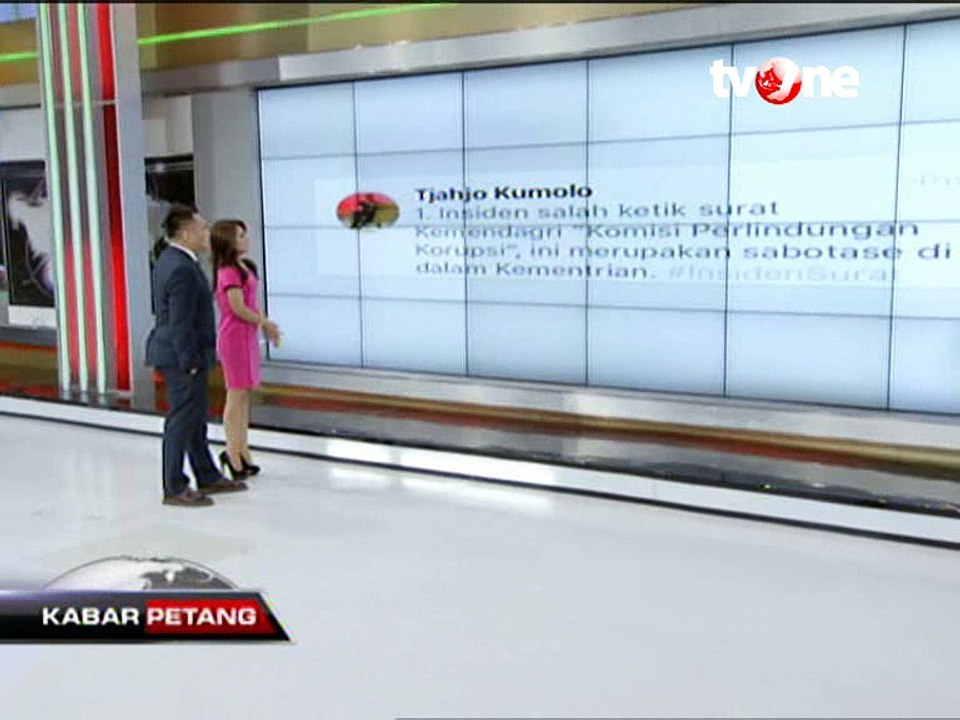 Salah Ketik KPK, Mendagri: Ini Sabotase dari Dalam