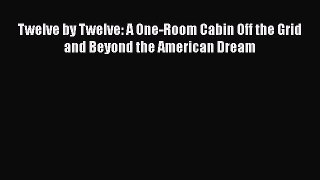 Read Books Twelve by Twelve: A One-Room Cabin Off the Grid and Beyond the American Dream E-Book