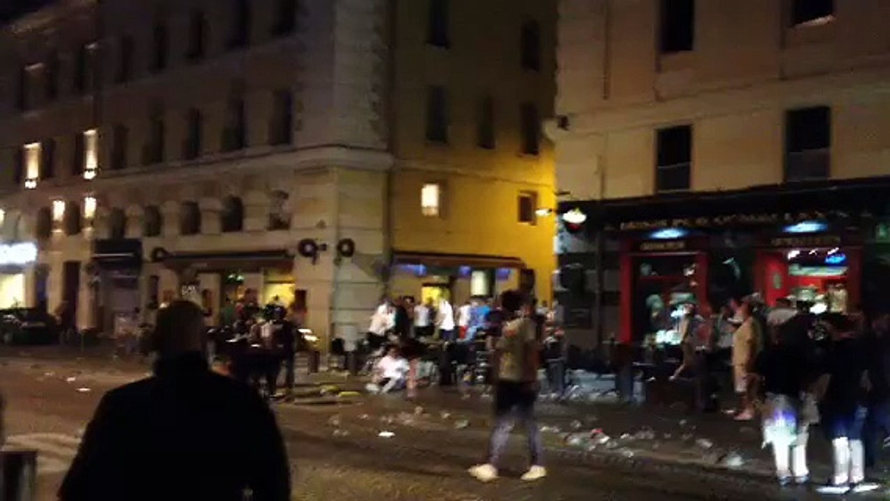 Euro 2016 -  Affrontements entre policiers et supporters anglais à Marseille