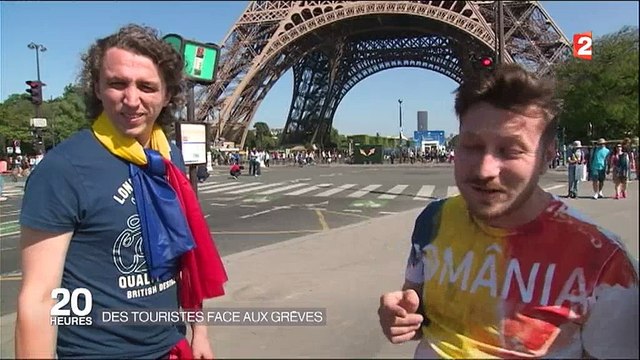 Paris : Les touristes scandalisés par les grèves qui paralysent la capitale - Regardez