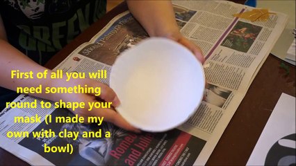 DIY Tutorial: Princess Mononoke Mask (Cosplay)