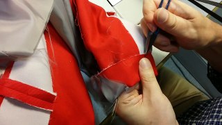 Pre-cut jacket part 22: sleeve hem repeat