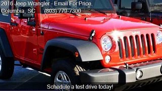 2016 Jeep Wrangler 4WD 2dr Sport for sale in Columbia, SC 29