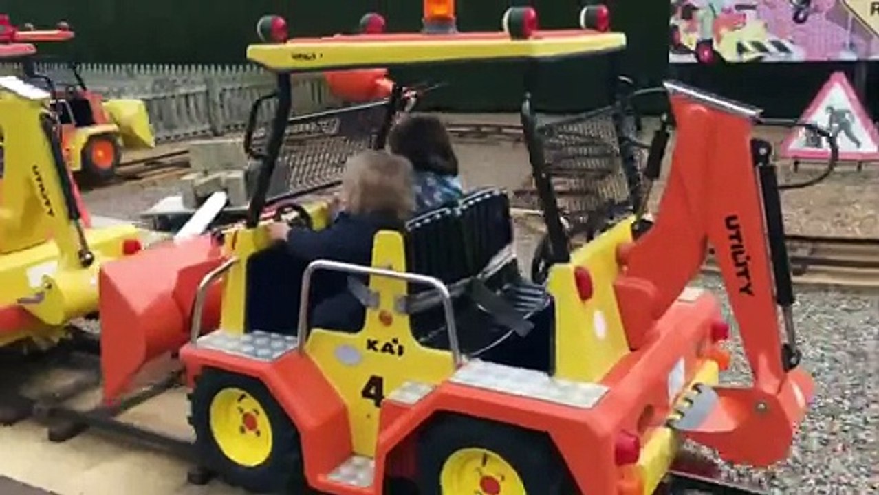 Henry & Rosie on the Digger Ride