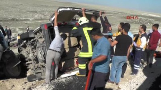 Konya Ereğli? de Tır ile Minübüs Çarpıştı;6 Ölü