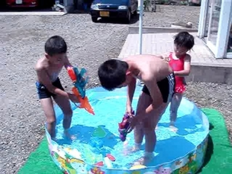 水遊び