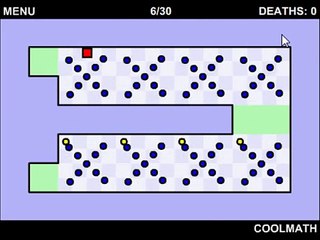 World's Hardest game Level 1-10 Walkthrough