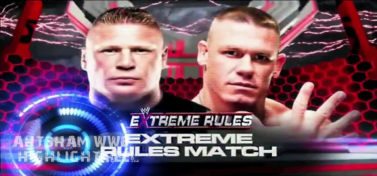 wwe extreme rule cena vs lesner