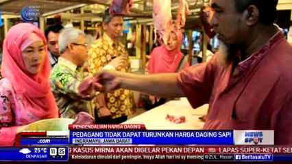 Inilah Alasan Pedagang Daging di Indramayu Tidak Turunkan Harga