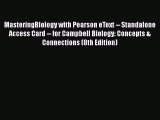 Read Full MasteringBiology with Pearson eText -- Standalone Access Card -- for Campbell Biology:
