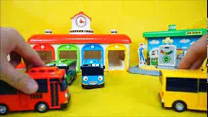 꼬마버스타요 장난감 똑똑한 타요 중앙차고지 주유소 세차장 장난감 놀이 Tayo the little bus car toys Тайо Игрушки