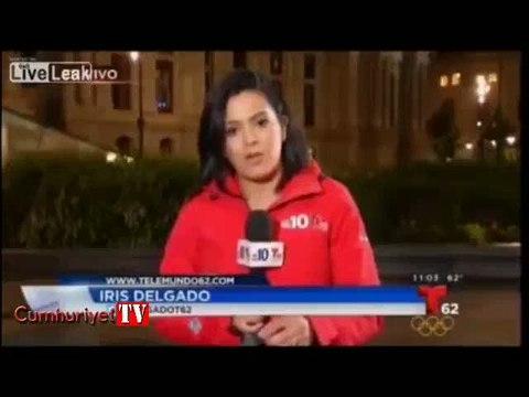 Canlı yayın sırasında muhabire yumruklu saldırı