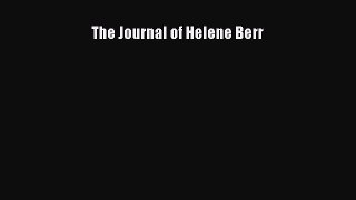 Download The Journal of Helene Berr Ebook Online