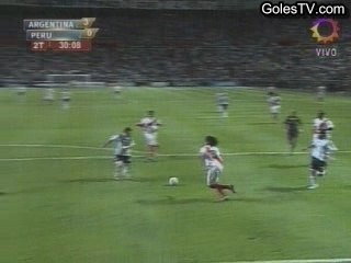 Argentina 4-0 Peru (3-0 Javier Mascherano)
