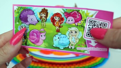 Disney Princess Learn Colors Counting Play-Doh Rainbow Cake Kinder Surprise