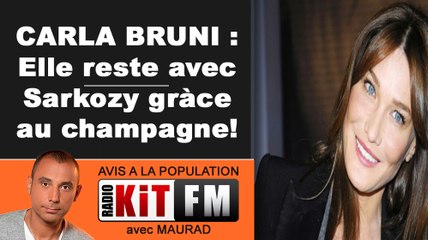 CARLA BRUNI : POUR RESTER AVEC SARKOZY...ELLE BOIT!