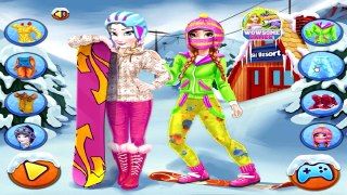 Elsa and Anna Winter Vocation - Princess Frozen Games - HD