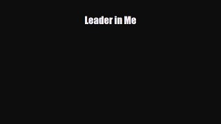 Download Leader in Me PDF Free