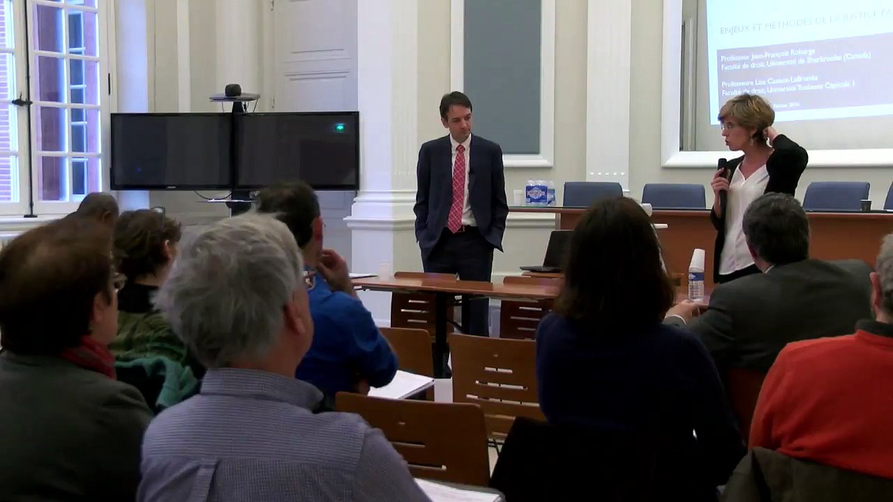 Quel mode de règlement des différends pour quelle justice ? Approche canadienne, comparaisons françaises. 01 - Ouverture de la conférence par G. Pasquier de Franclieu, Premier Président Cour d’appel de Toulouse et L. Casaux-Labrunée, prof. Uté Toulouse I