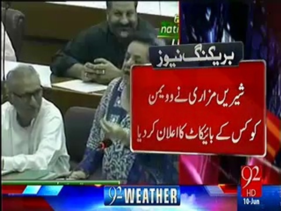 Shireen Mazari Criticizing Khawaja Asif For Writing Wrong English in Apology Letter